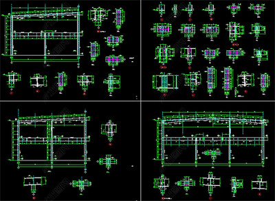 鋼結(jié)構(gòu)廠房結(jié)構(gòu)圖紙（鋼結(jié)構(gòu)廠房結(jié)構(gòu)圖紙是指導鋼結(jié)構(gòu)廠房設(shè)計和施工的重要文件）