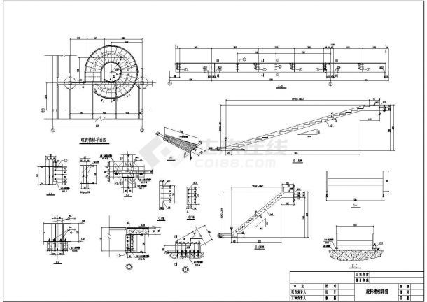 螺旋樓梯設(shè)計(jì)圖紙（螺旋樓梯設(shè)計(jì)圖紙是建筑設(shè)計(jì)中不可或缺的一部分）