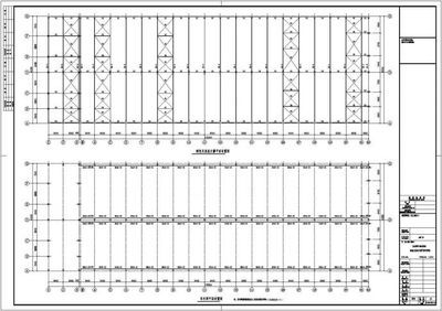 北京鋼結構廠房施工圖（北京鋼結構廠房施工圖是一套全面而詳細的建筑施工圖紙）