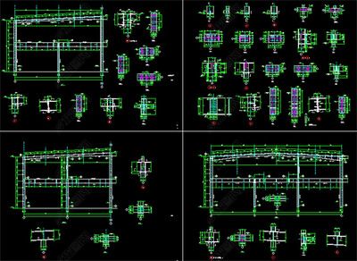 鋼結構廠房設計圖紙及其簡介（鋼結構廠房設計圖紙及其簡介鋼結構廠房施工流程詳解）