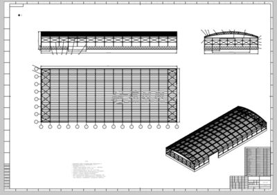 35米跨度鋼結構圖紙（35米跨度鋼結構設計規范）