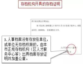 北京檔案存放證明網上可以打印嗎