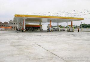 加油站加油棚（加油站加油棚施工圖紙）