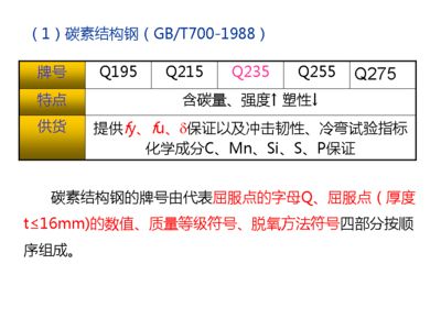 碳素結構鋼的性能隨含碳量如何變化 結構機械鋼結構設計 第4張